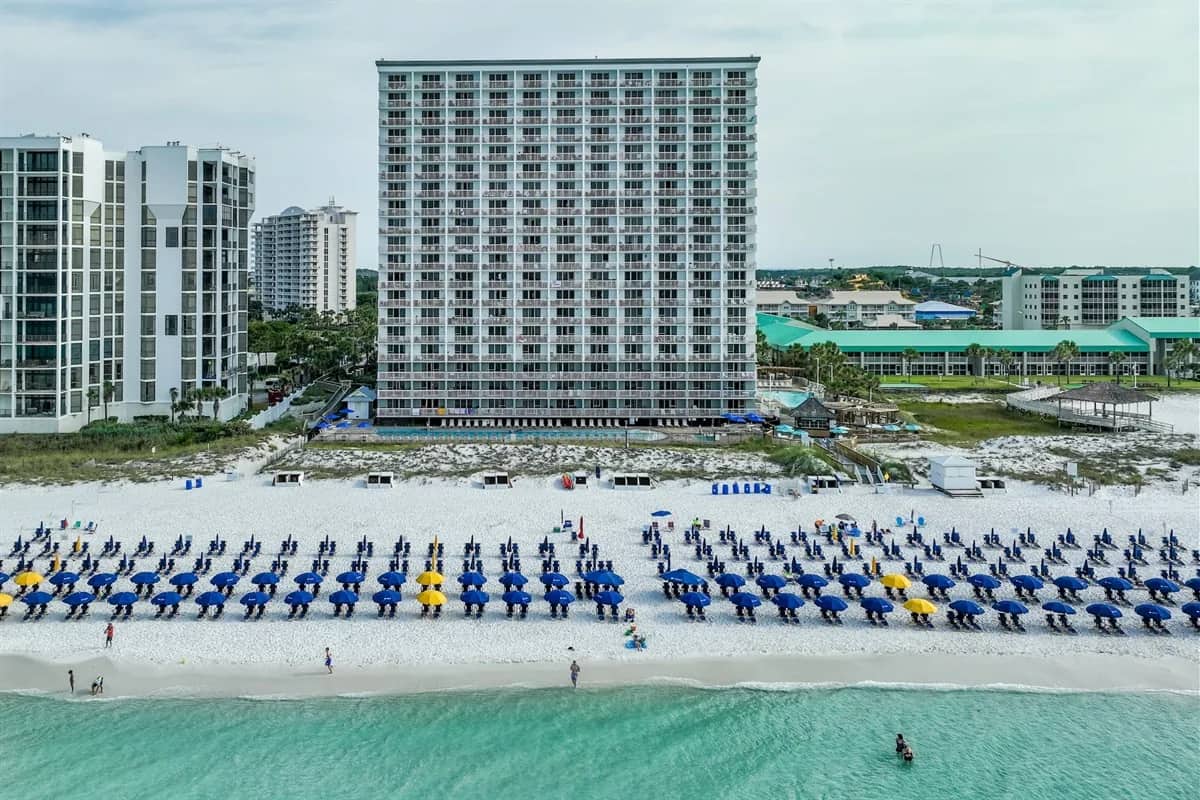 Gulf-view setting for Pelican Beach Resort Unit 707