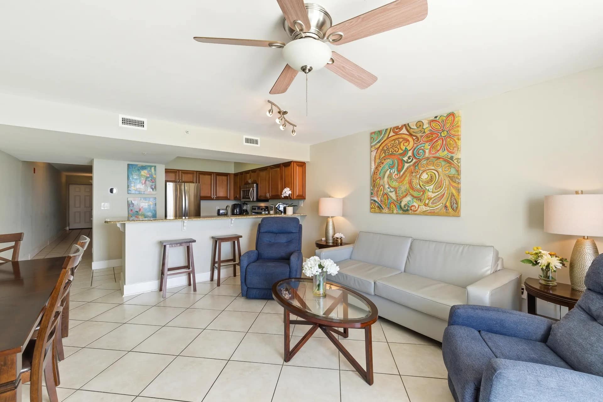 Pelican Beach Resort Unit 707 — Gulf-front living area, balcony or beach view — photo 14