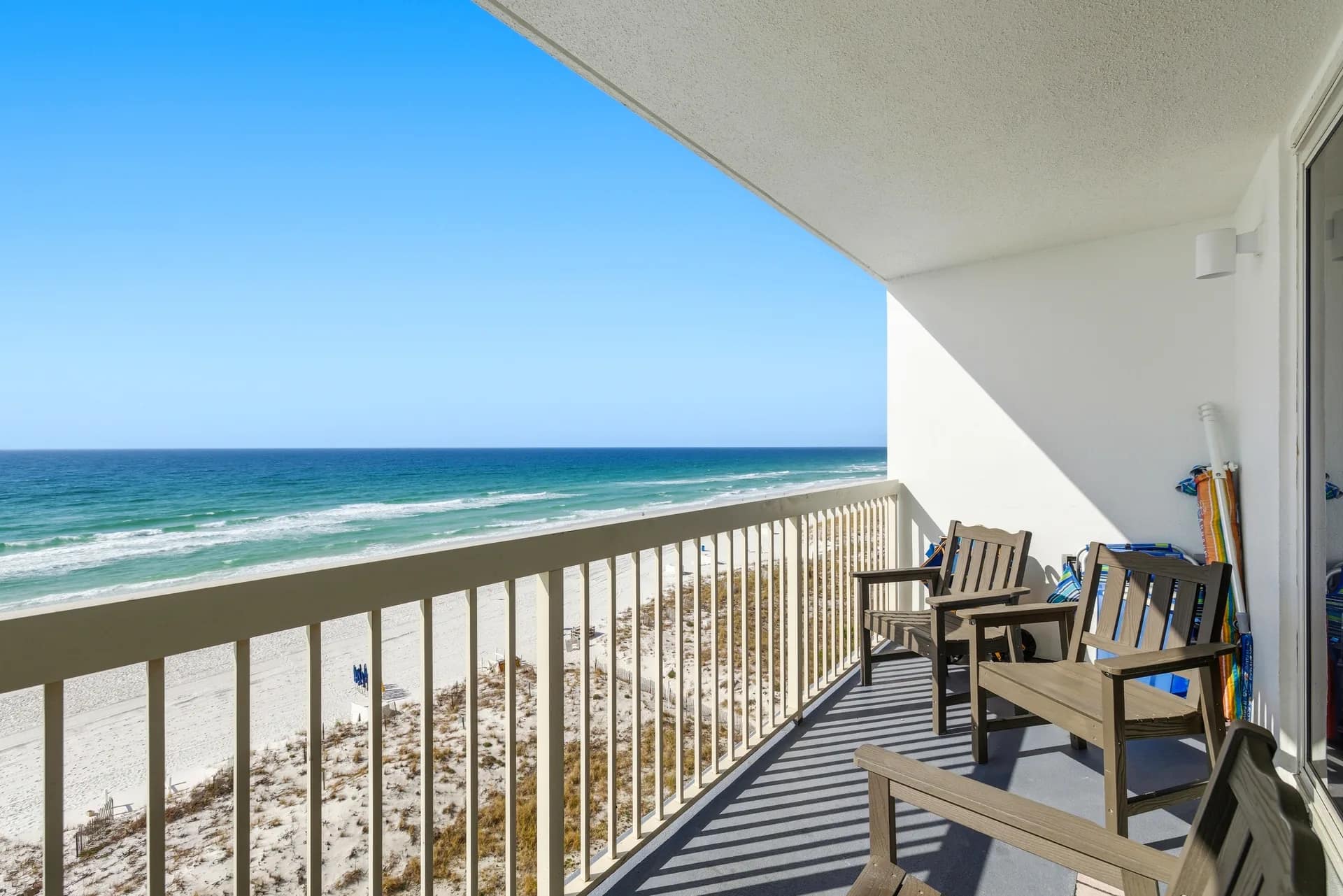 Pelican Beach Resort Unit 707 — Gulf-front living area, balcony or beach view — photo 15