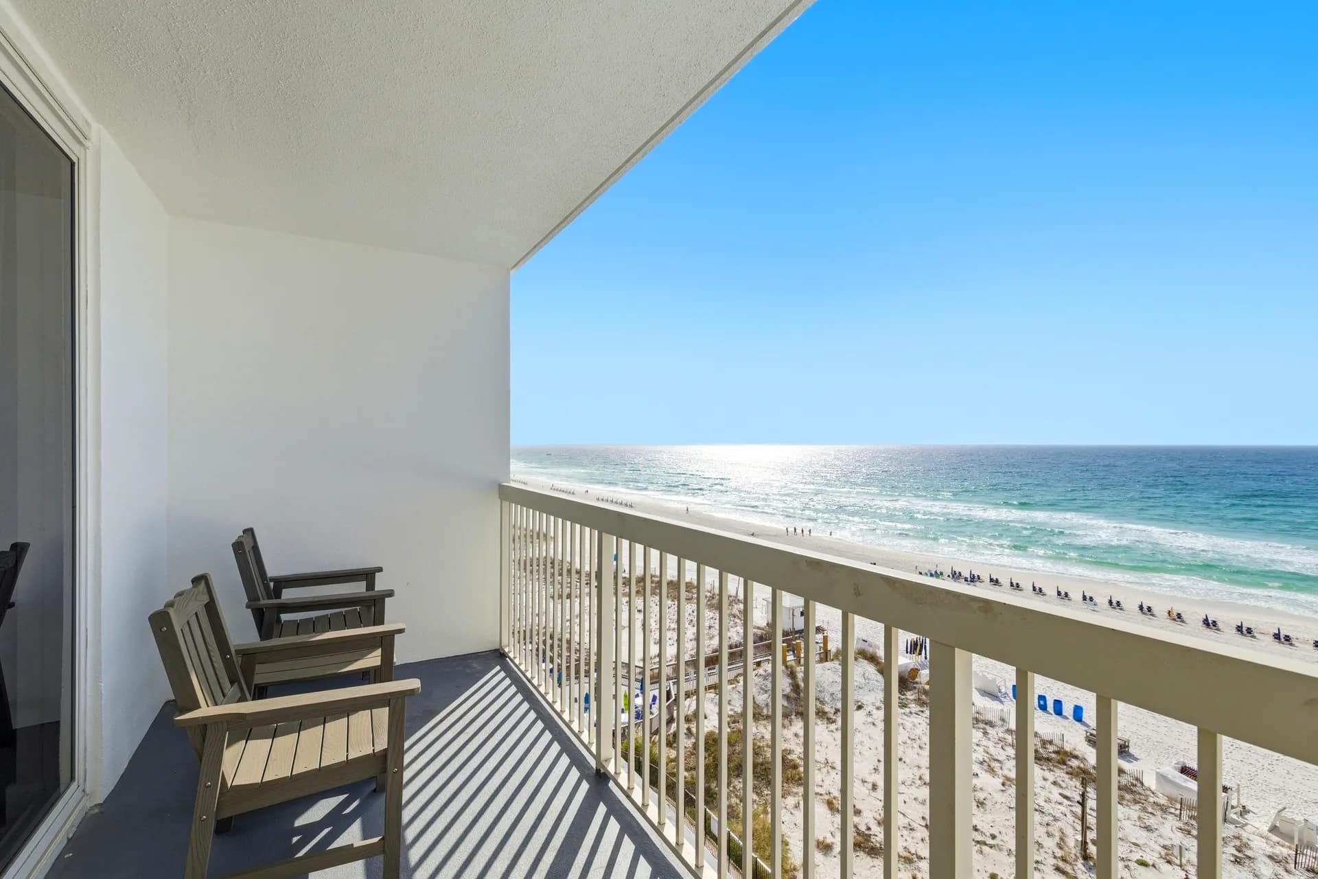 Pelican Beach Resort Unit 707 — Gulf-front living area, balcony or beach view — photo 10