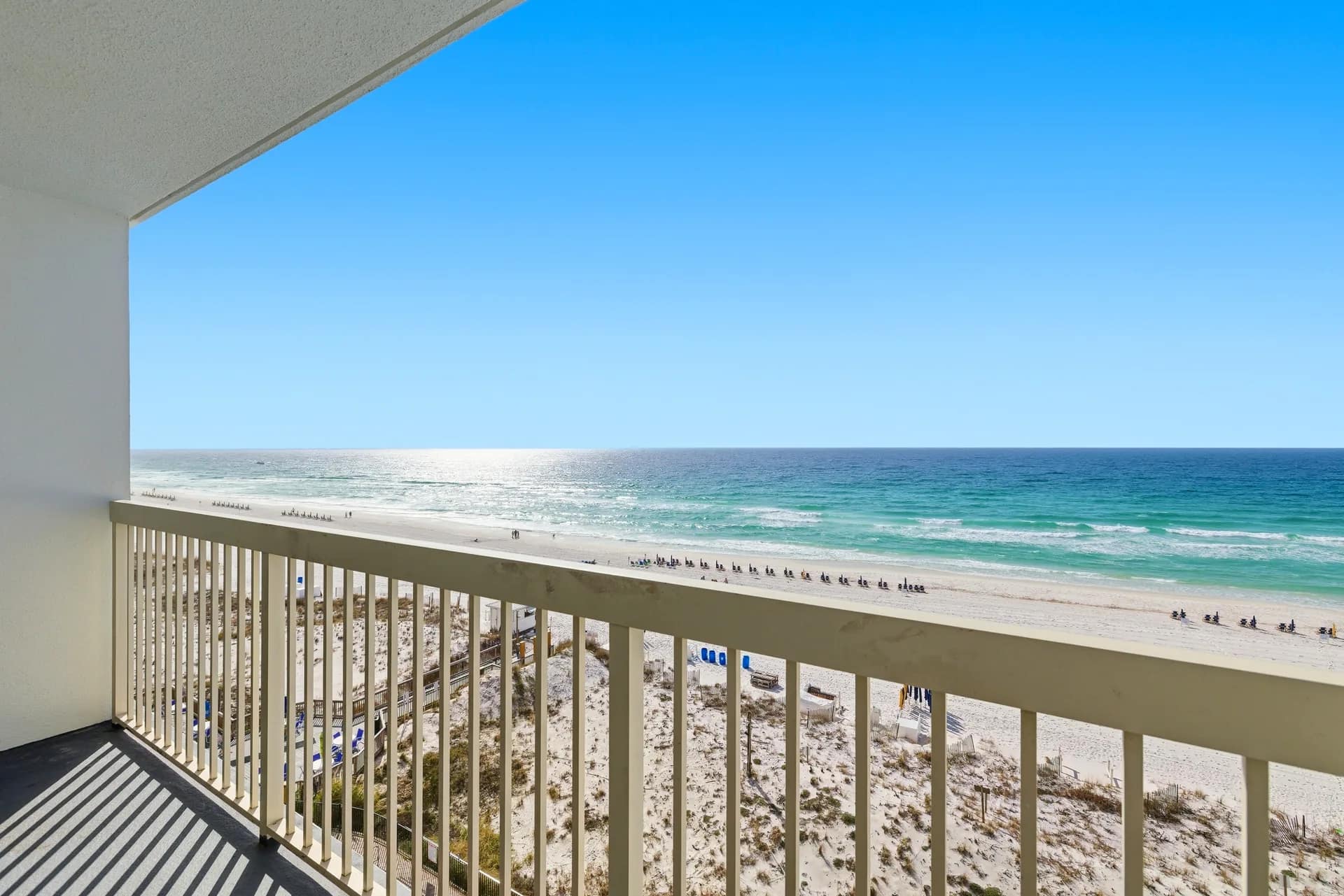 Pelican Beach Resort Unit 707 — Gulf-front living area, balcony or beach view — photo 8
