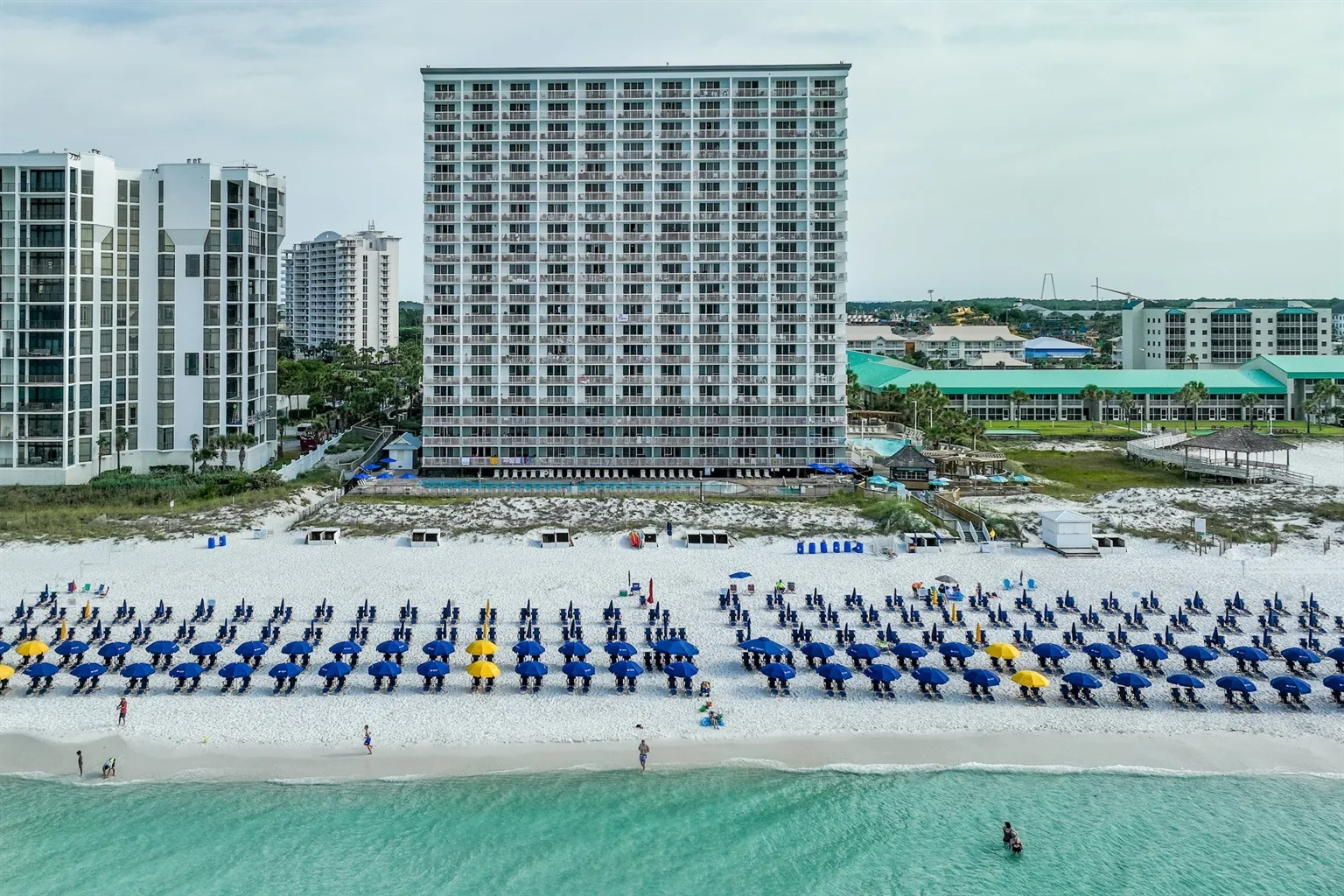 Pelican Beach Resort beside the emerald Gulf water in Destin, Florida